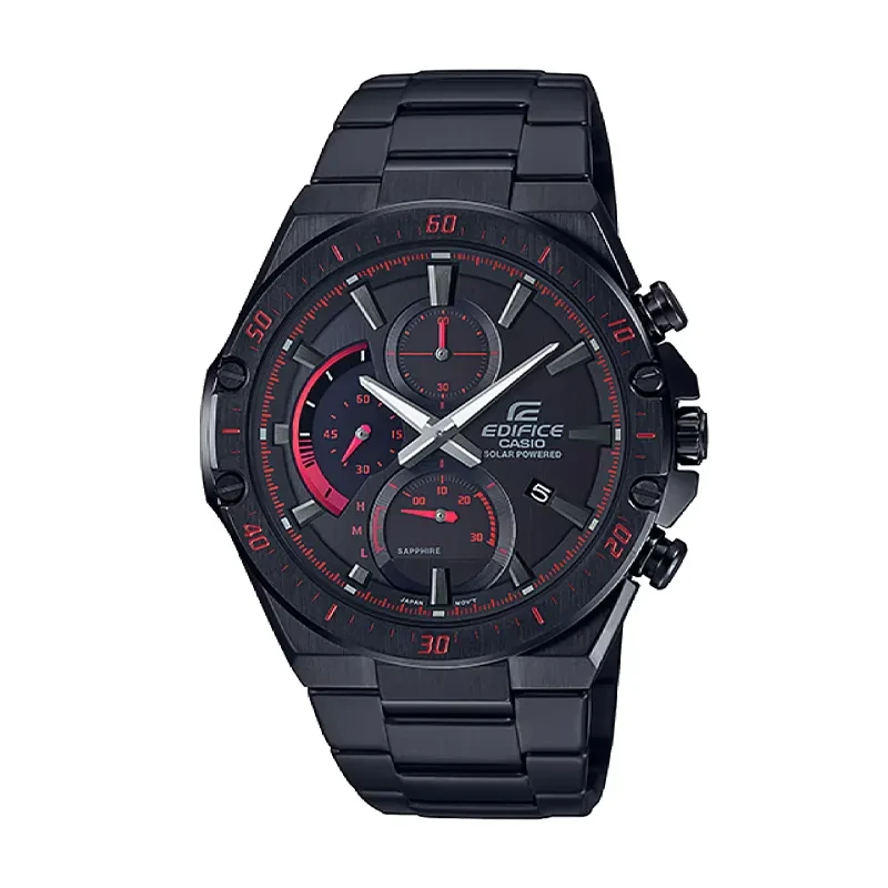 Casio Edifice Solar Slim Line Sapphire Crystal Men's Watch- EFS-S560DC-1AV